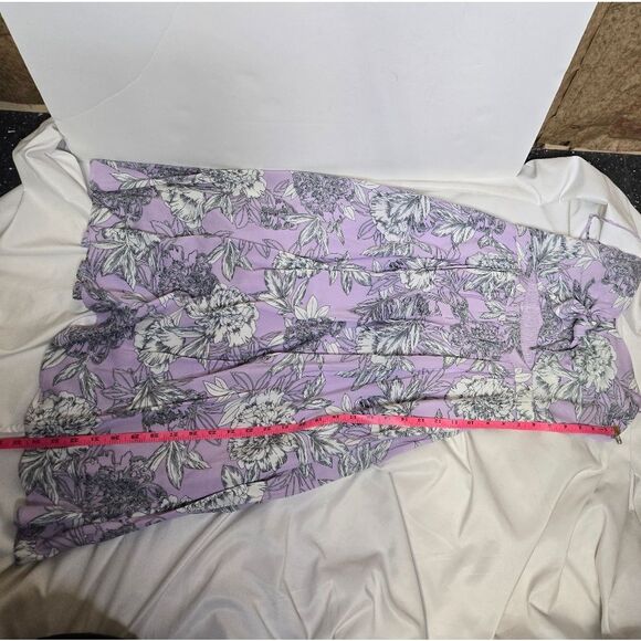 BARDOT lilac floral Ibiza cutout spaghetti strap midi dress‎ blogger fave M - Picture 10 of 12